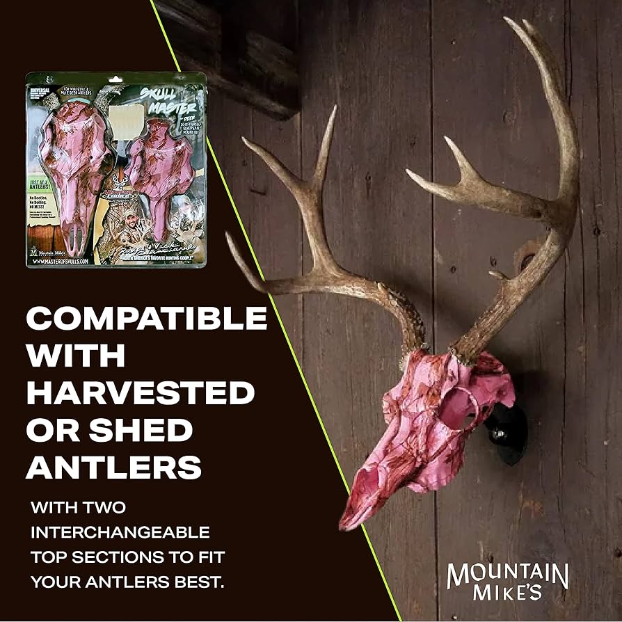 Mountain Mike's Skull Master Dipped Deer Mounting Kit Pink